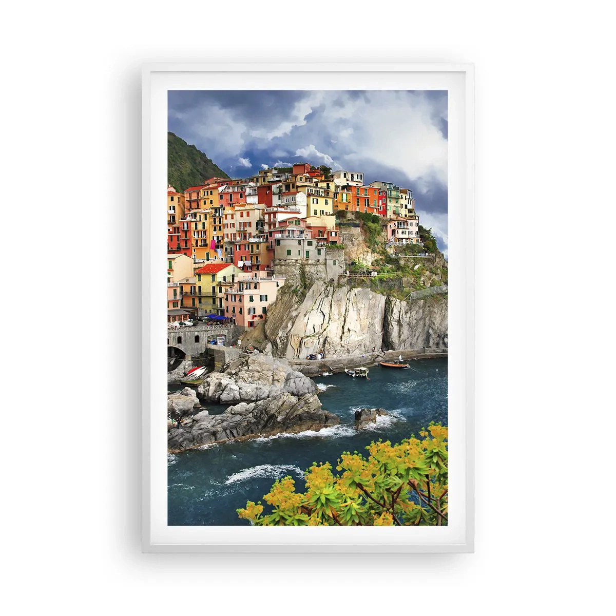 Poster in white frmae - Hugging the Rocks - 61x91 cm