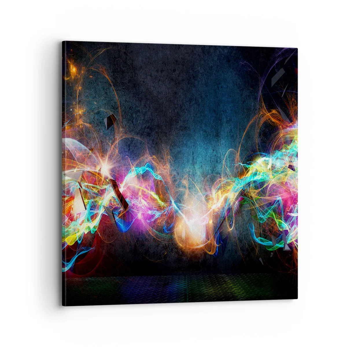 Canvas picture - Joyfully against Darkness - 70x70 cm