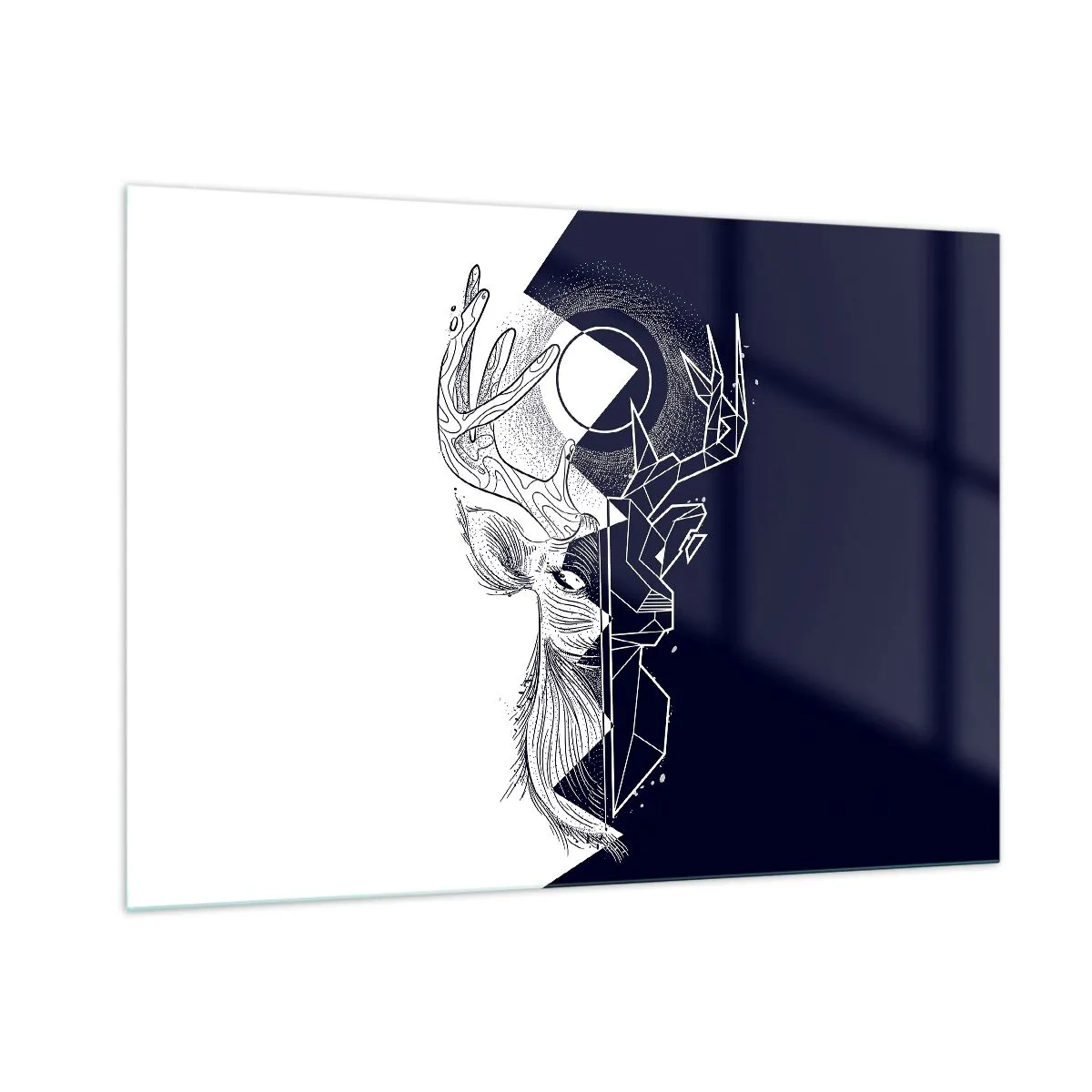 Glass picture - Struggle and Unity of the Opposites - 100x70 cm