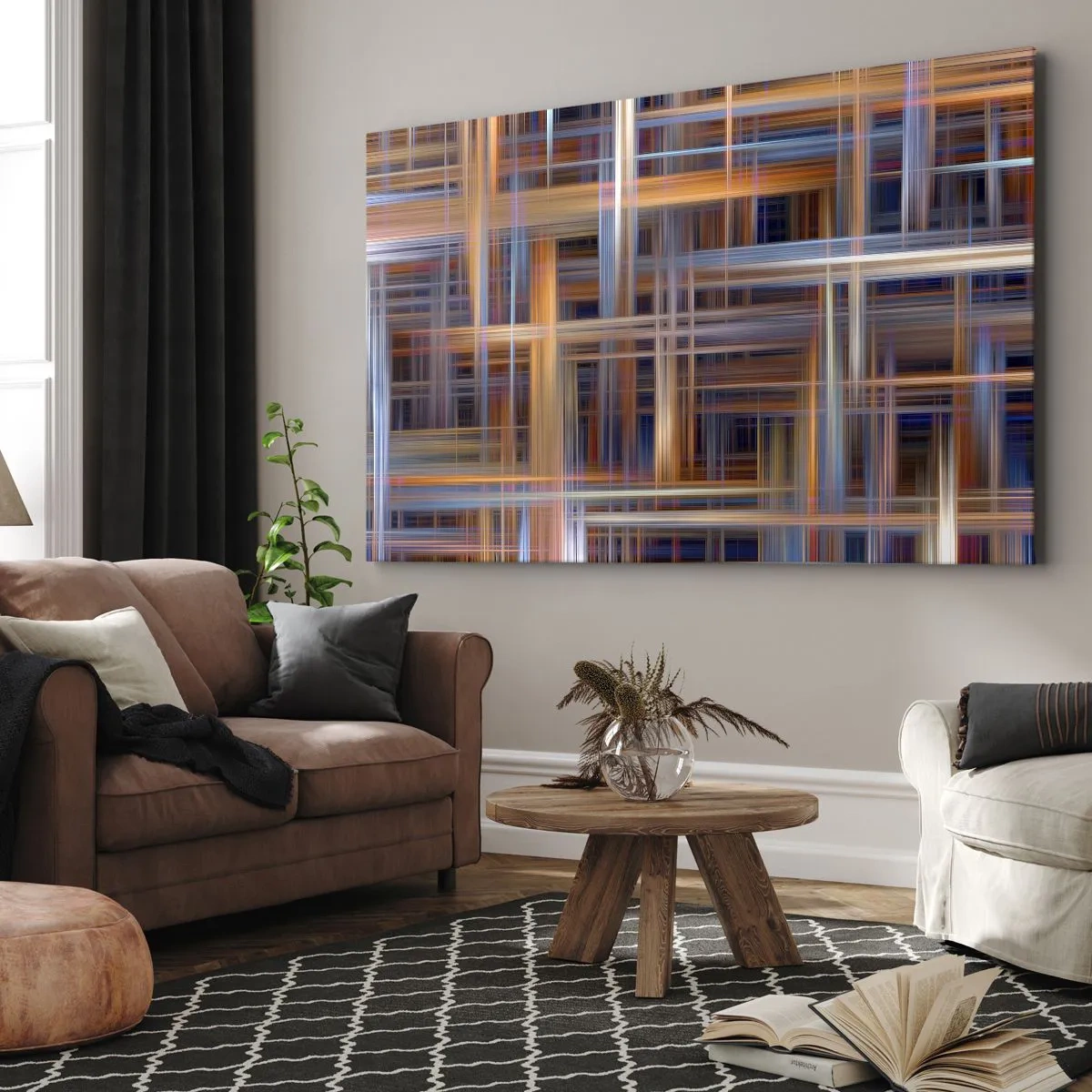 Canvas picture - Light Woven - 120x80 cm