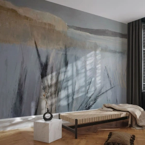 Custom Wallpaper Standard Eco - Winter Fields - Bright, Minimalism, Piece