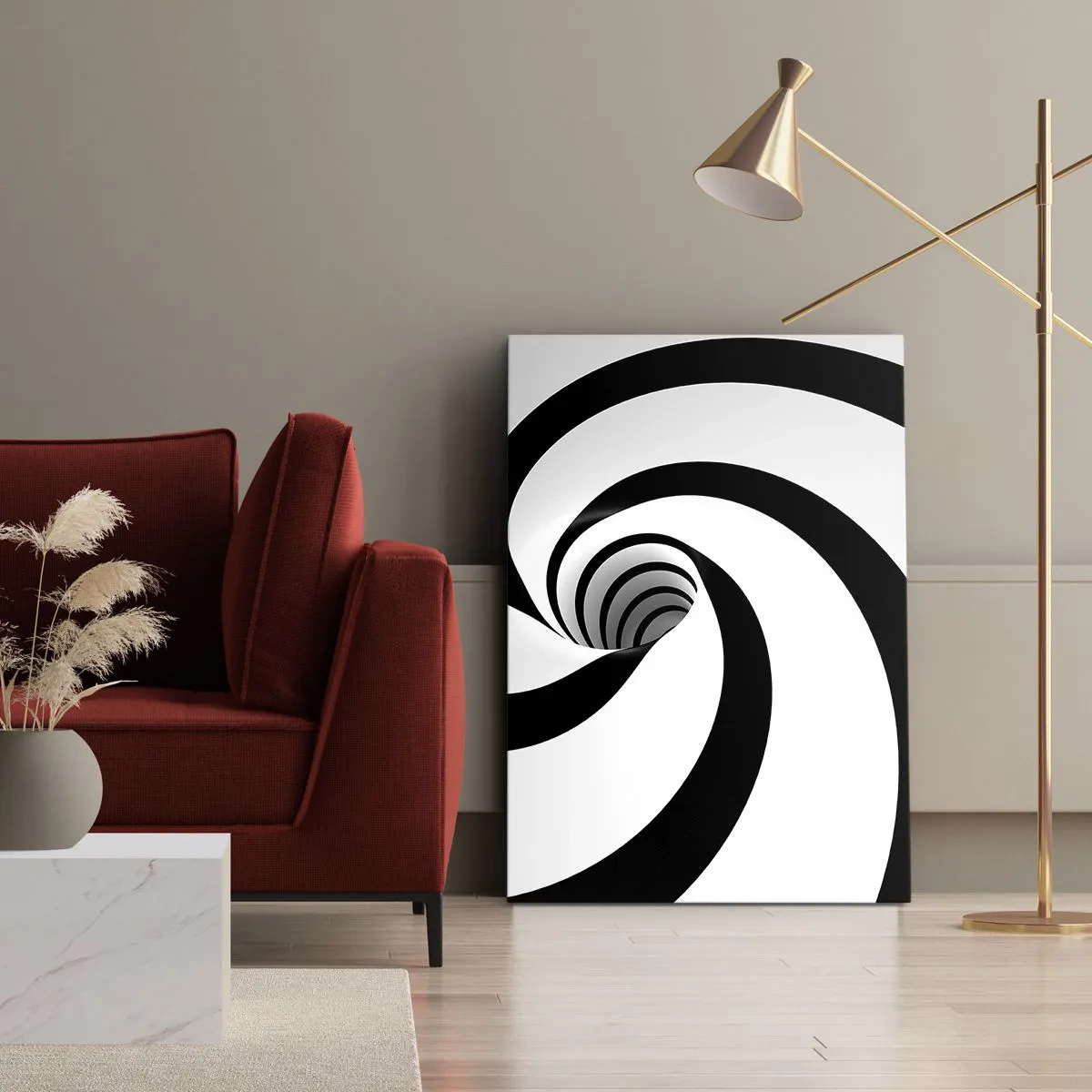 Canvas picture - Let the Whirl Draw You in? - 50x70 cm