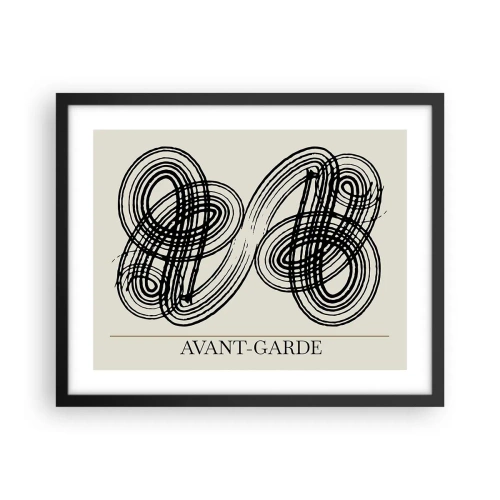 Poster in black frame - Spontaneous Result - 50x40 cm