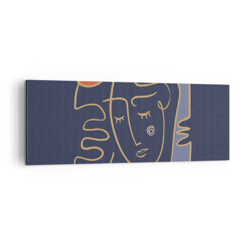 Canvas picture - Deeply In Thoughts - 140x50 cm