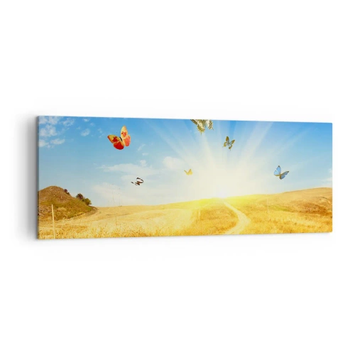 Canvas picture - How Can You Not Love the Summer? - 140x50 cm