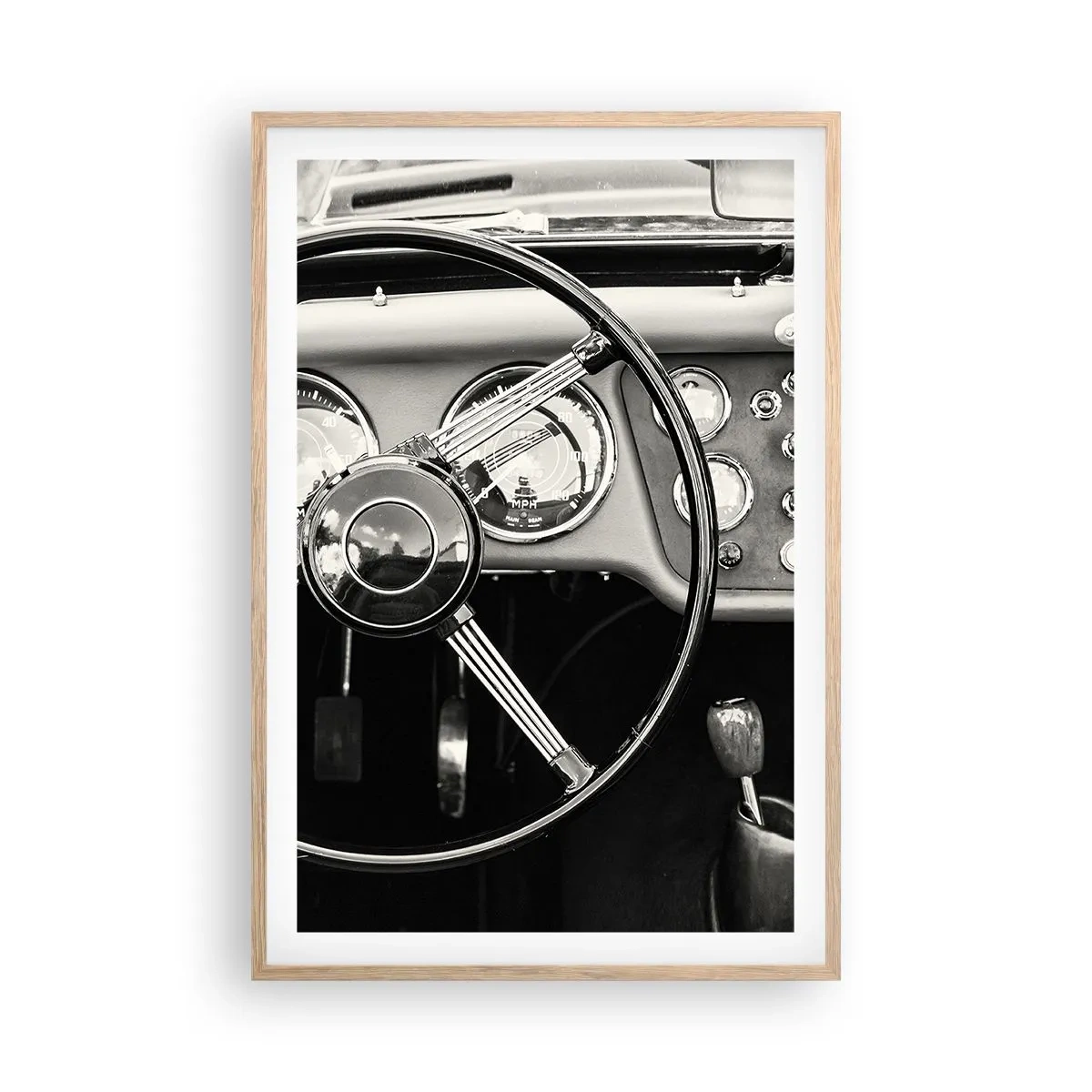 Poster in light oak frame - Collector's Dream - 61x91 cm