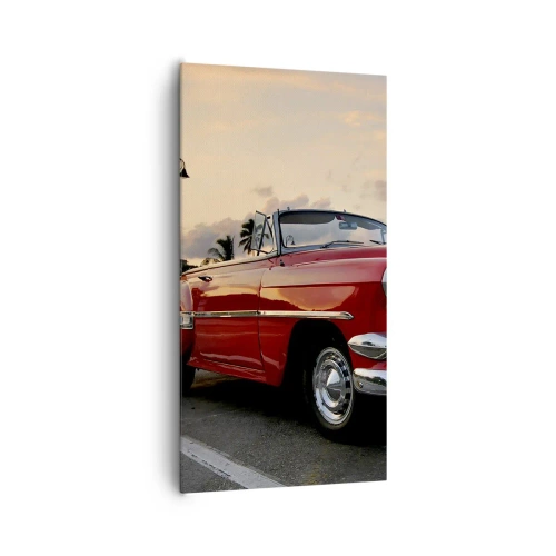 Canvas picture - Red Heat of the Tropics - 65x120 cm