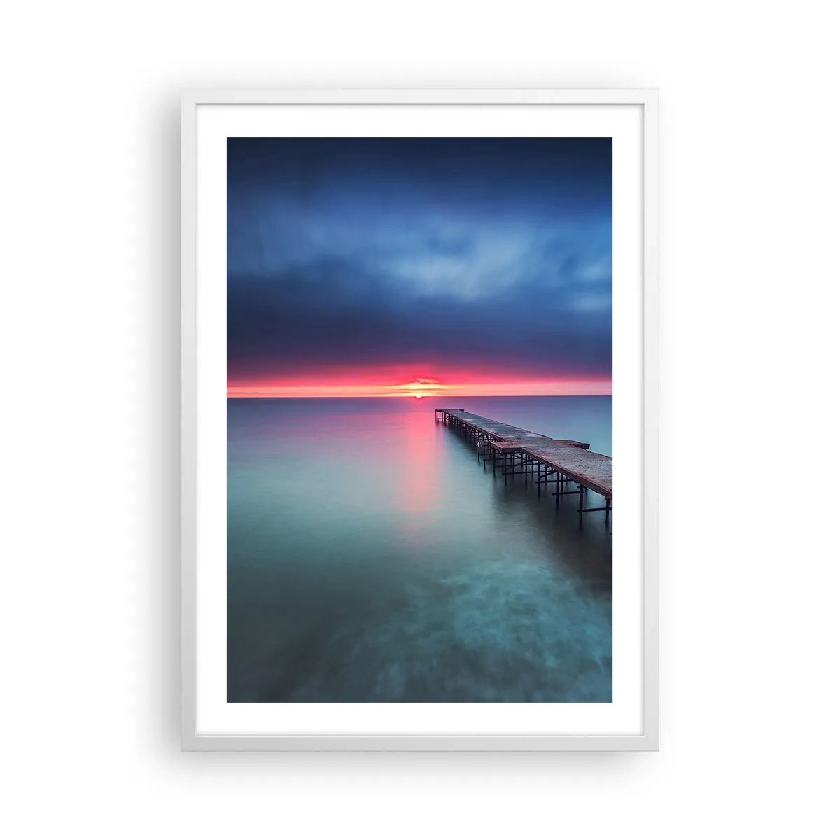 Poster in white frmae - Between Heaven and Earth - 50x70 cm