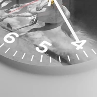 Clock face with numbers