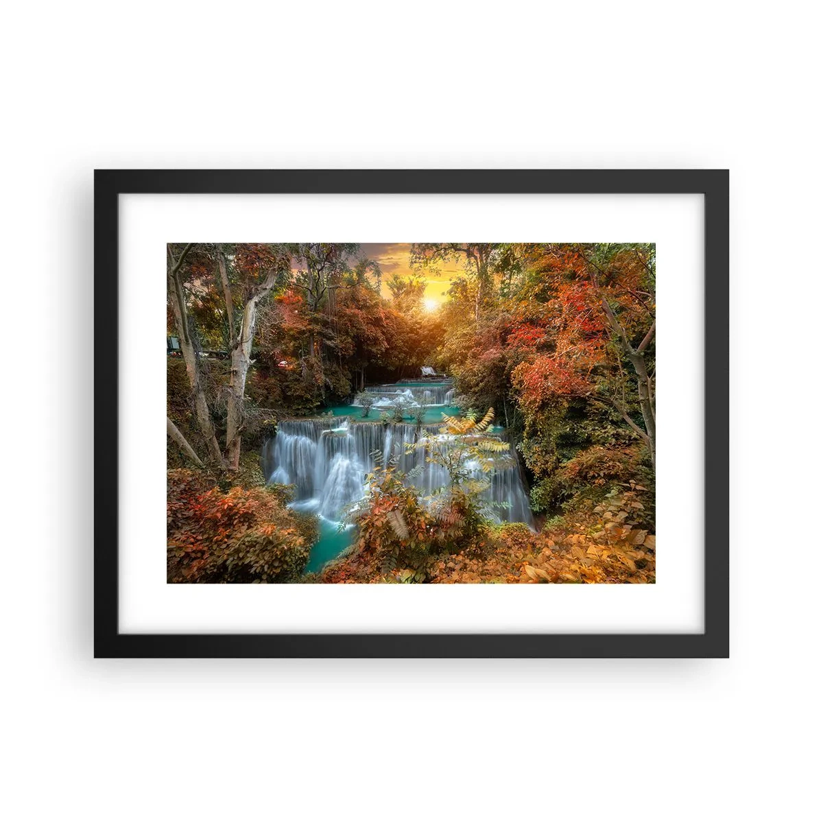 Poster in black frame - Hidden Forest Treasure - 40x30 cm
