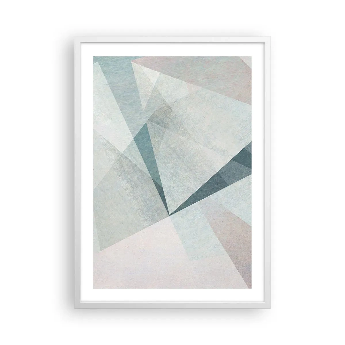 Poster in white frmae - Calmly but Dynamically - 50x70 cm