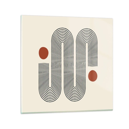 Glass picture - From Beginning till the End - 70x70 cm