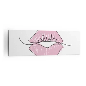 Canvas picture - Ready for a Kiss? - 160x50 cm