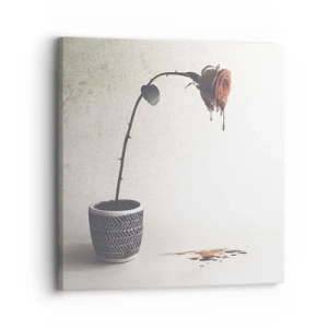 Canvas picture - Rosa Dolorosa - 30x30 cm