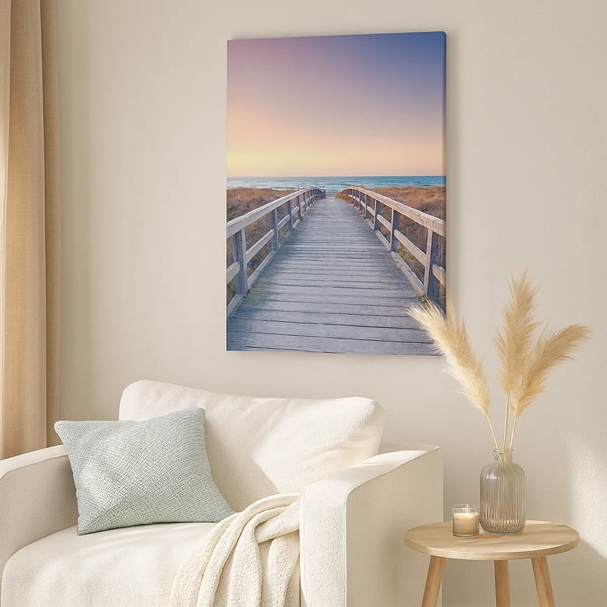 Canvas picture - Baltic Evening Aurora - 50x70 cm