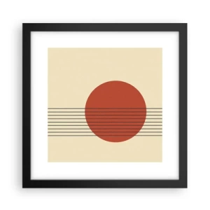 Poster in black frame - Around and Beoynd - 30x30 cm