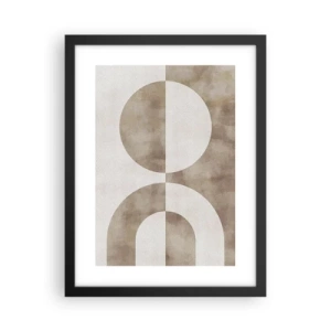 Poster in black frame - Similarities and Differences - 30x40 cm