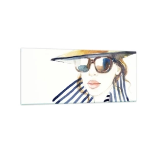 Glass picture - Welcome to Florida! - 120x50 cm