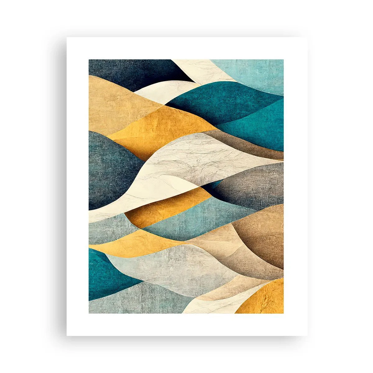 Poster - Rhythm and Undulation - 40x50 cm