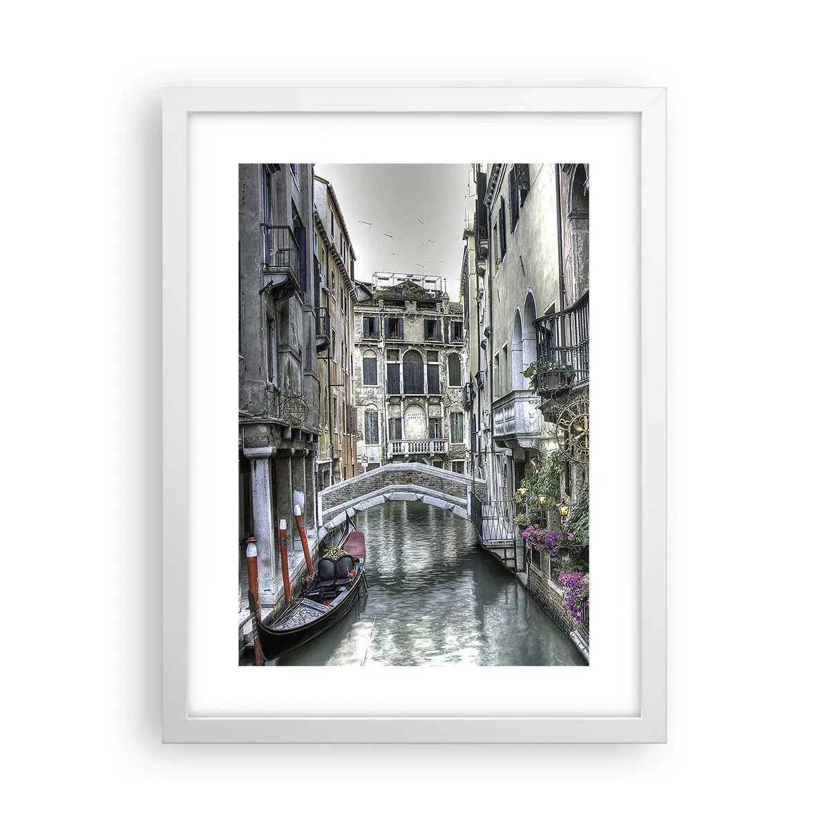 Poster in white frmae - For Centuries in Quiet Contemplation - 30x40 cm