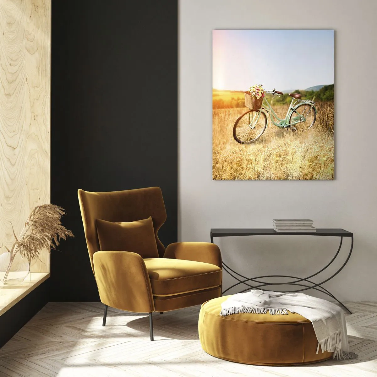 Glass picture - I will Stay Here for a While - 70x100 cm
