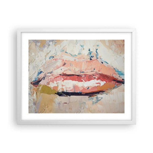 Poster in white frmae - It Awakens the Senses - 50x40 cm