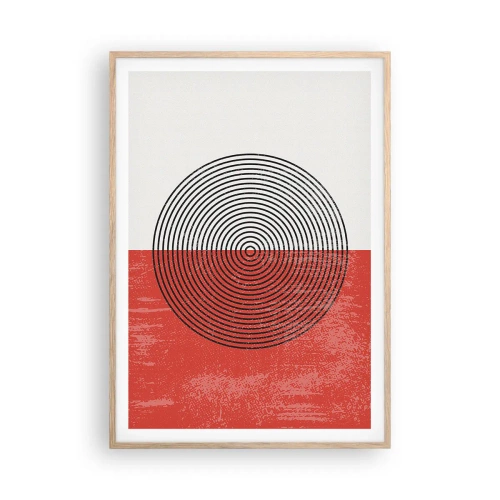 Poster in light oak frame - To the Core - 70x100 cm