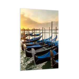 Glass picture - Before Hustle and Bustle - 80x120 cm