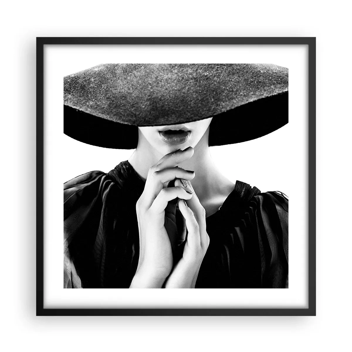 Poster in black frame - Hidden Beauty - 50x50 cm