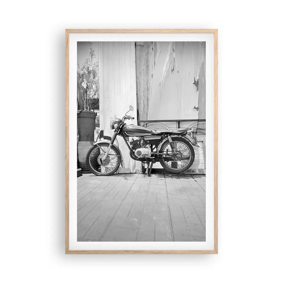 Poster in light oak frame - Classics above All - 61x91 cm