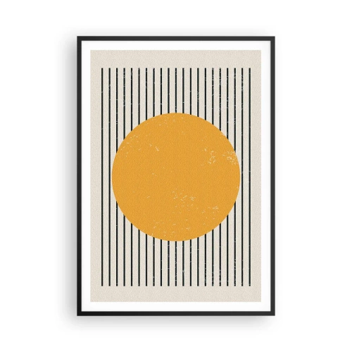 Poster in black frame - Power of Simplicity - 70x100 cm