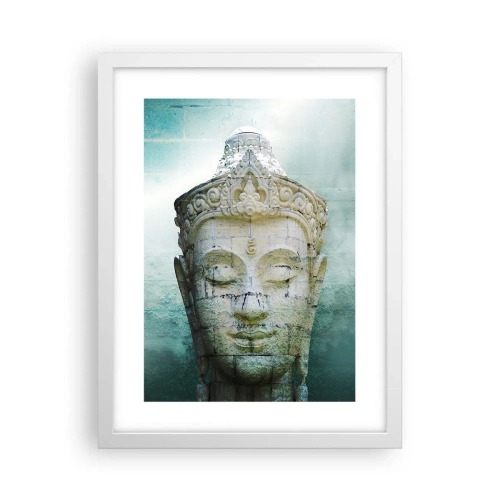 Poster in white frmae - In Search of Light - 30x40 cm