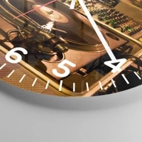 Clock face with numbers
