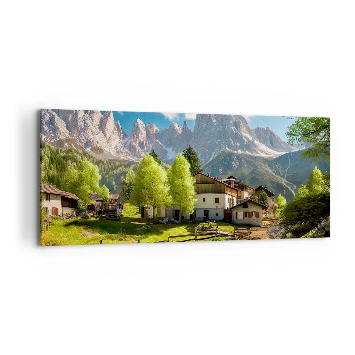 Canvas picture - Alpine Idyll - 120x50 cm