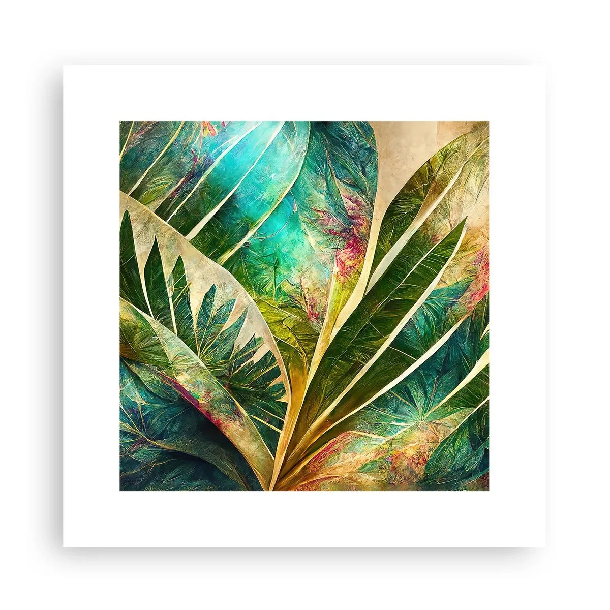 Poster - Colours of the Tropics - 30x30 cm