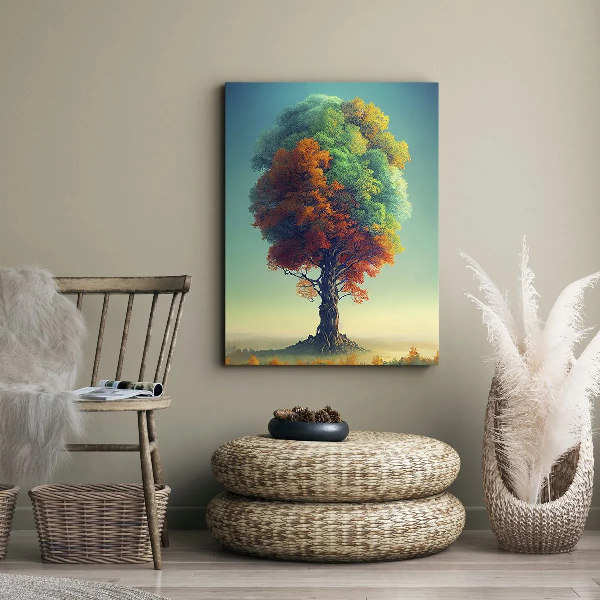 Canvas picture - Oak - Father of Nature - 70x100 cm