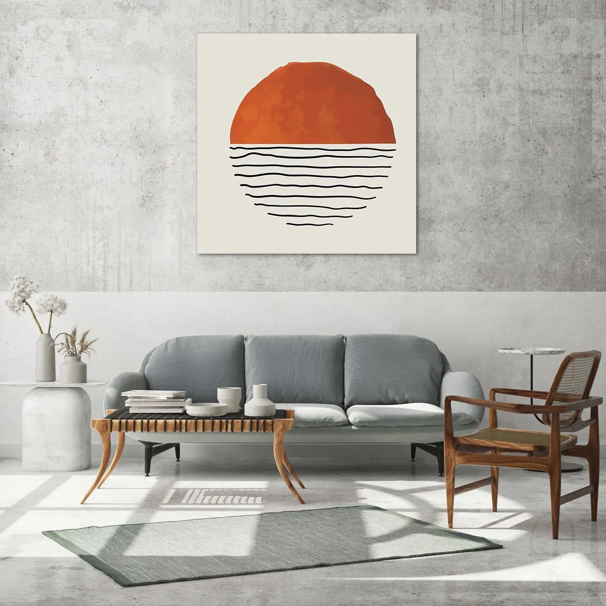 Glass picture - In Japanese Style - 40x40 cm