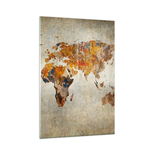 Glass picture - Really Big World - 80x120 cm