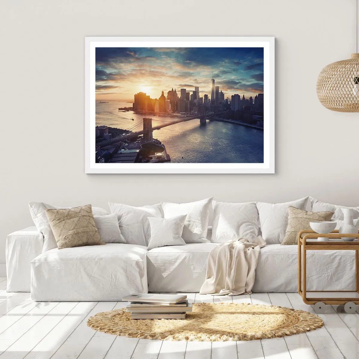 Poster in white frmae - Monument to the Culture of the West - 70x50 cm