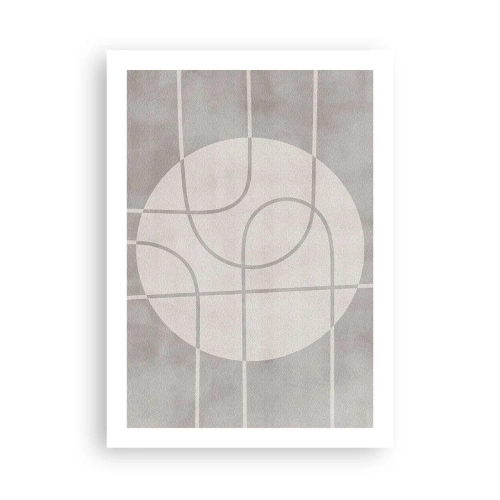 Poster - Circular and Straight - 50x70 cm