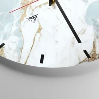 Clock face with lines