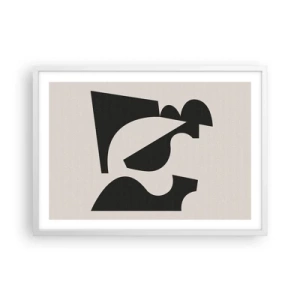 Poster in white frmae - For Self-construction - 70x50 cm