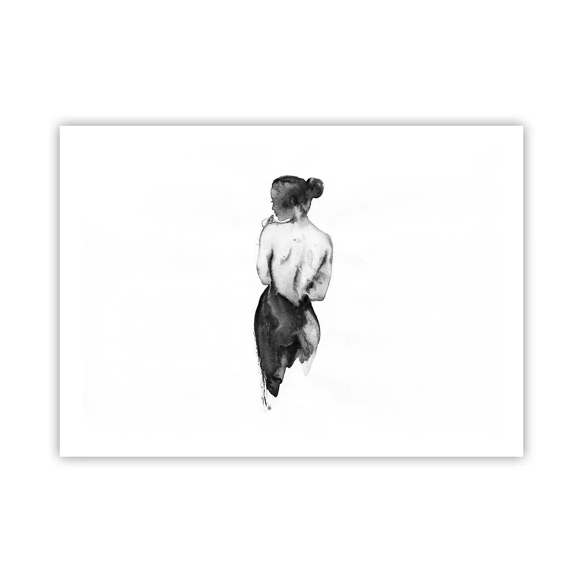 Poster - By Her Side the World Disappears - 70x50 cm