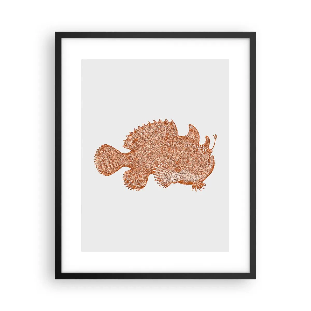 Poster in black frame - Fish after All - 40x50 cm