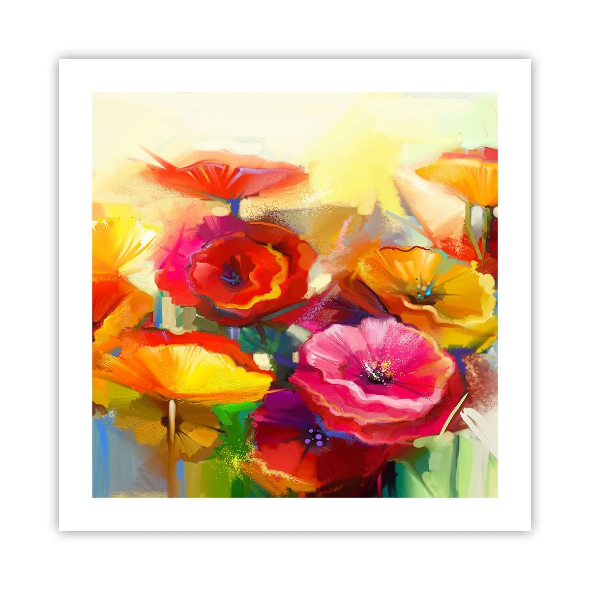 Poster - Not Only Red - 50x50 cm