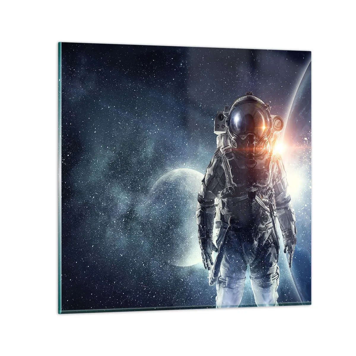 Glass picture - Space Adventure - 30x30 cm