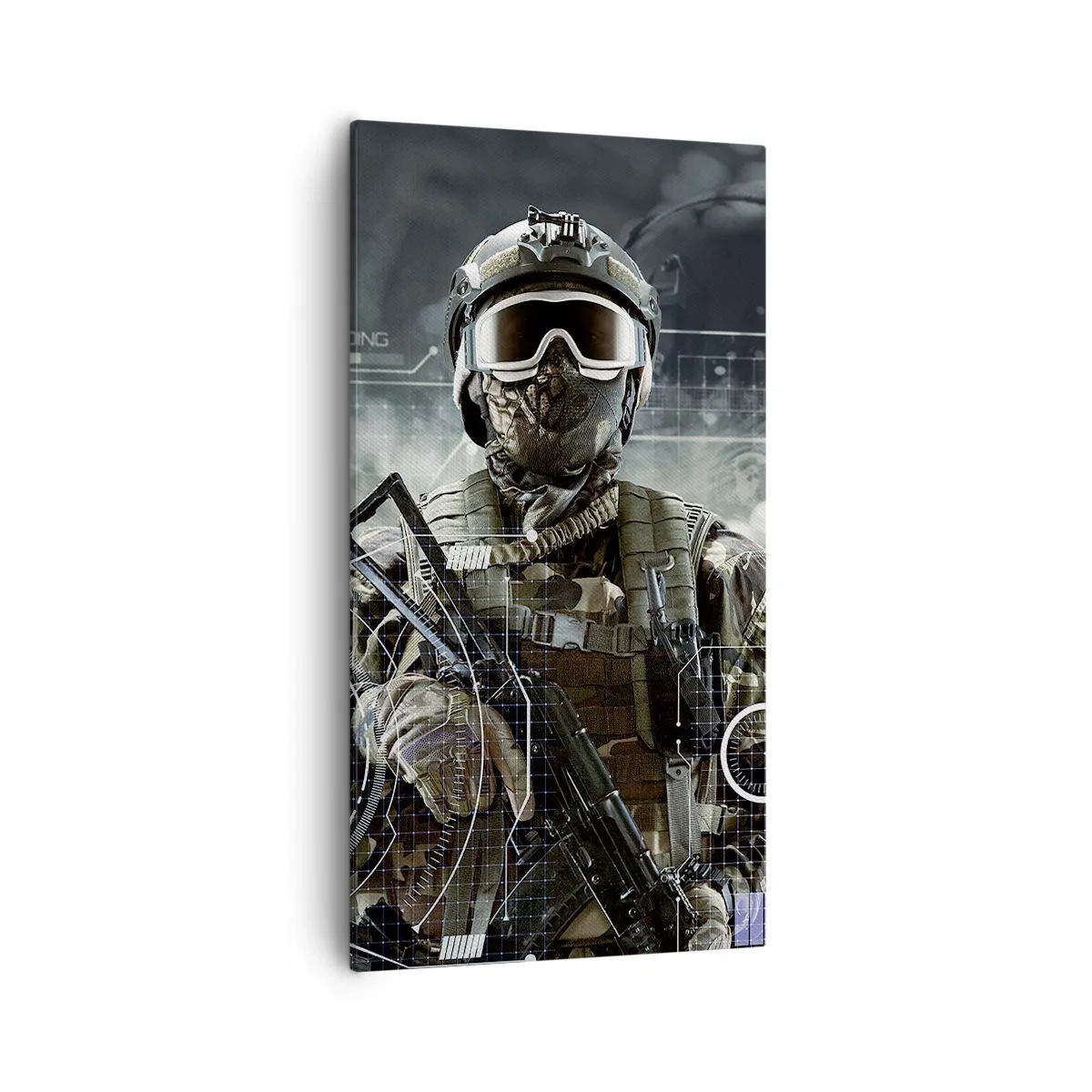 Canvas picture - Power Squared - 55x100 cm