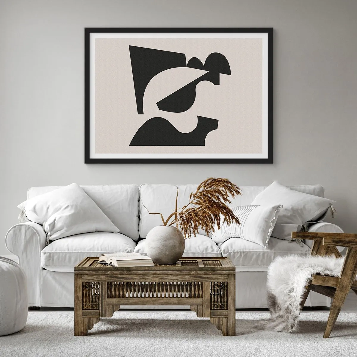 Poster in black frame - For Self-construction - 91x61 cm