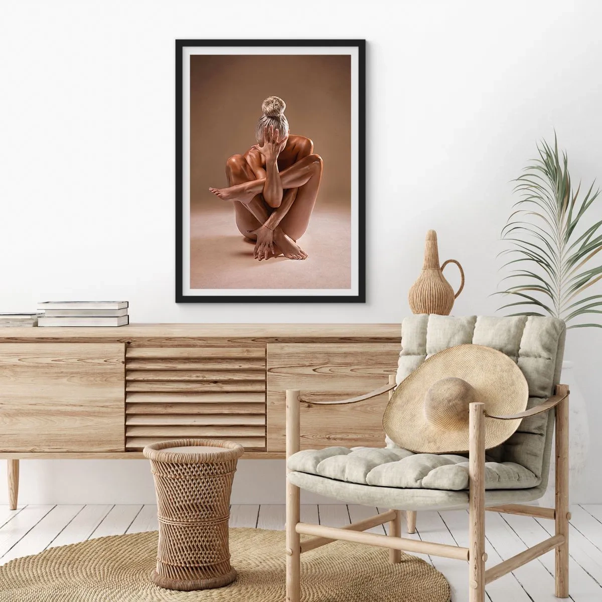Poster in black frame - Unity of Body and Spirit - 61x91 cm