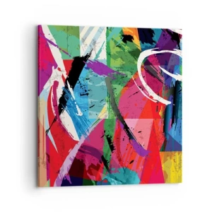 Canvas picture - Fast, Vividly and Jamming - 70x70 cm